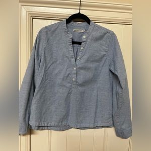 Abercrombie & Fitch Chambray Henley Top